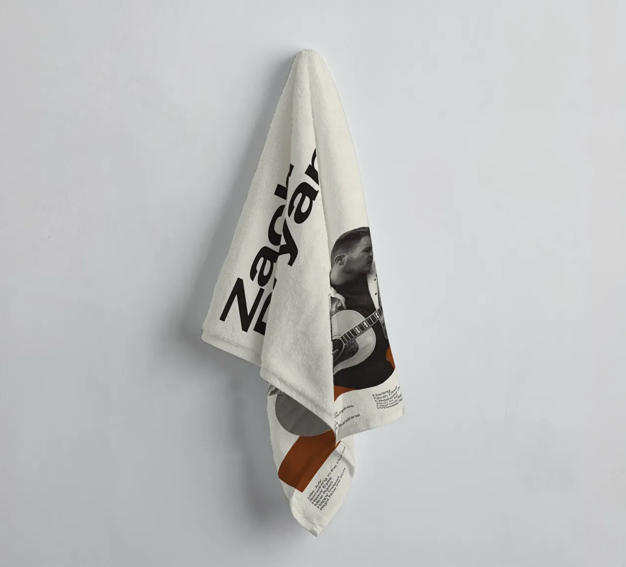 Zach Bryan badhanddoek van fayzelkodok