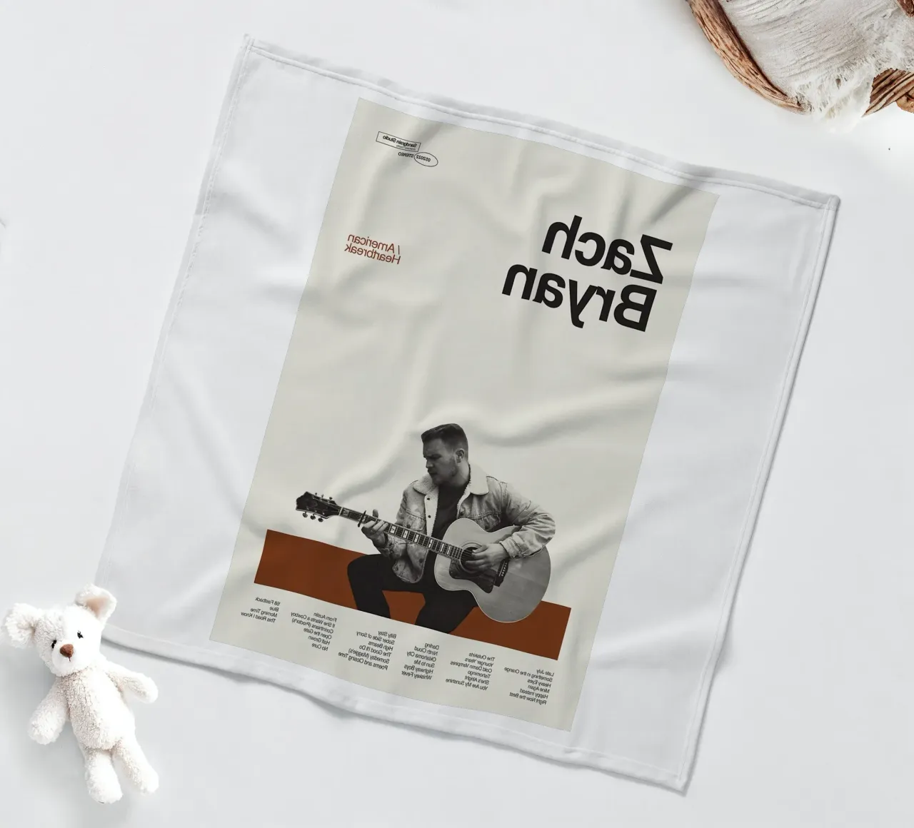 Zach Bryan coperta in pile da fayzelkodok