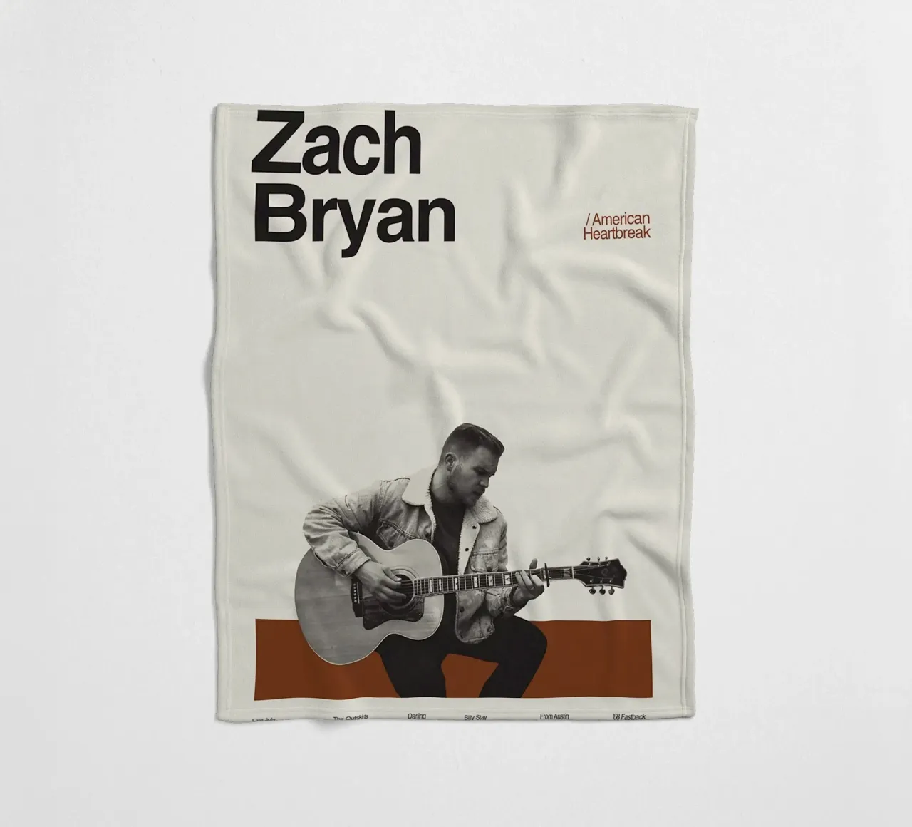 Zach Bryan coperta in pile da fayzelkodok
