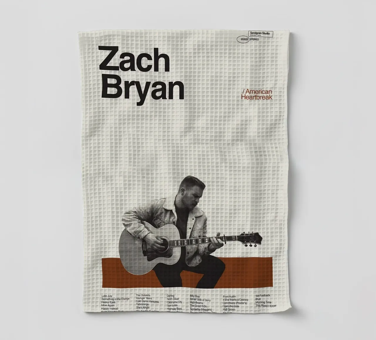 Zach Bryan canovaccio da cucina da fayzelkodok