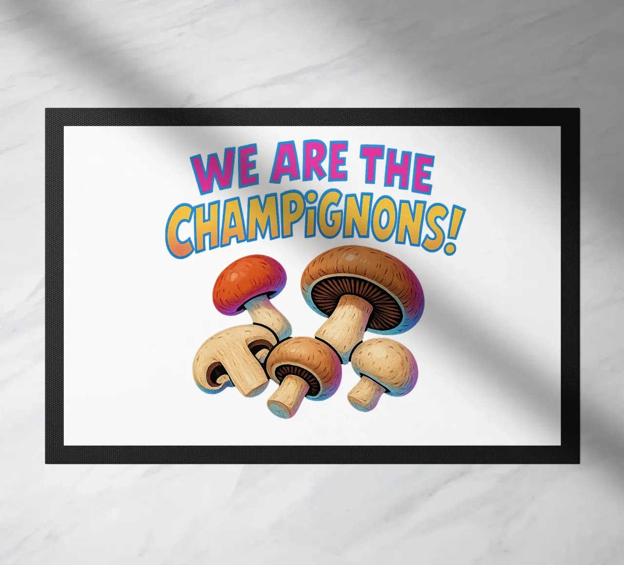 WE ARE THE CHAMPIGNONS zerbino da Vintage Van Gogh