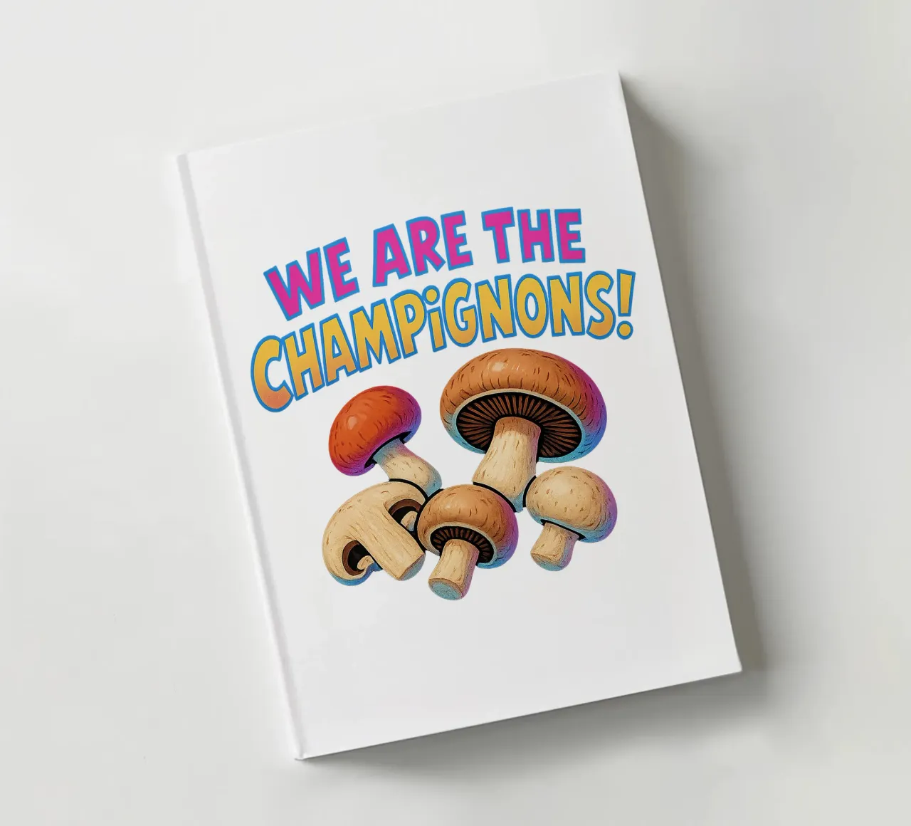 WE ARE THE CHAMPIGNONS notebook by Vintage Van Gogh
