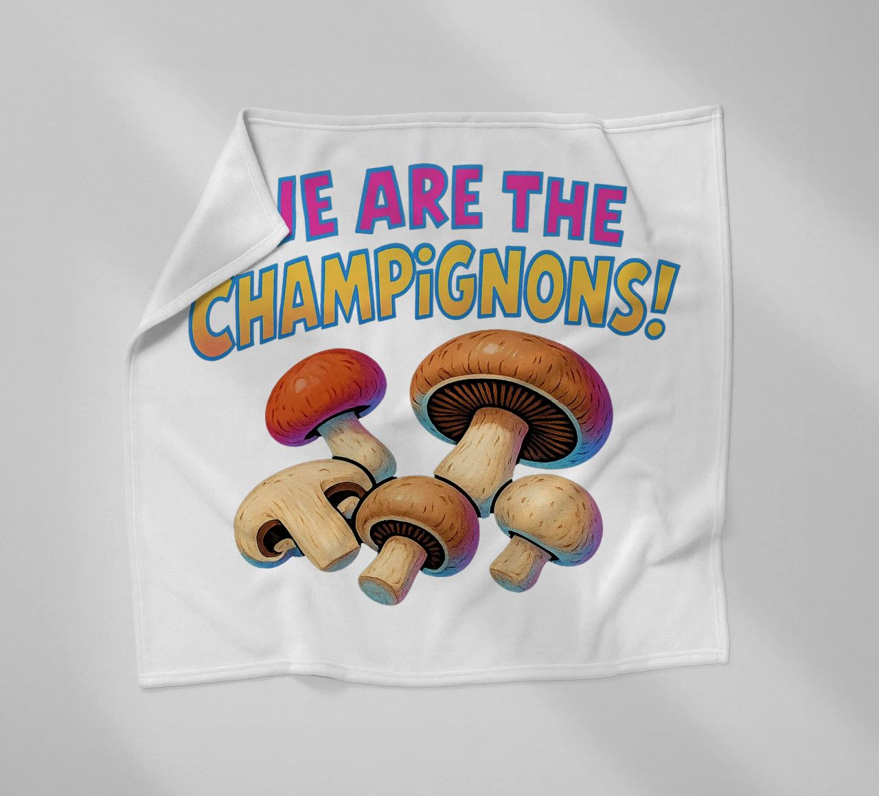 WE ARE THE CHAMPIGNONS coperta in pile da Vintage Van Gogh
