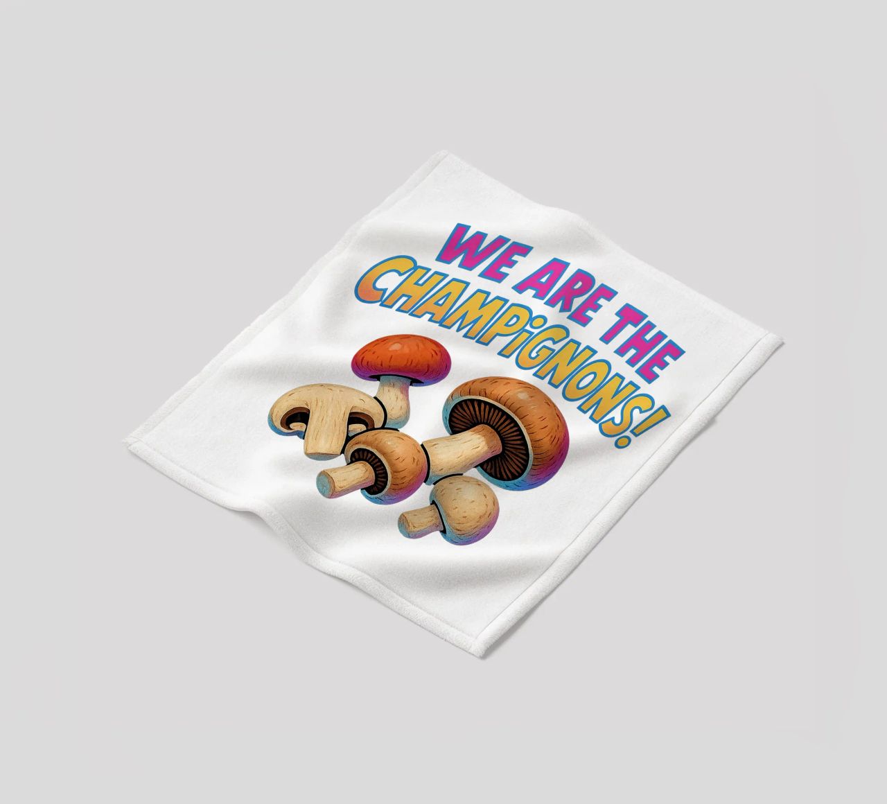 WE ARE THE CHAMPIGNONS coperta in pile da Vintage Van Gogh