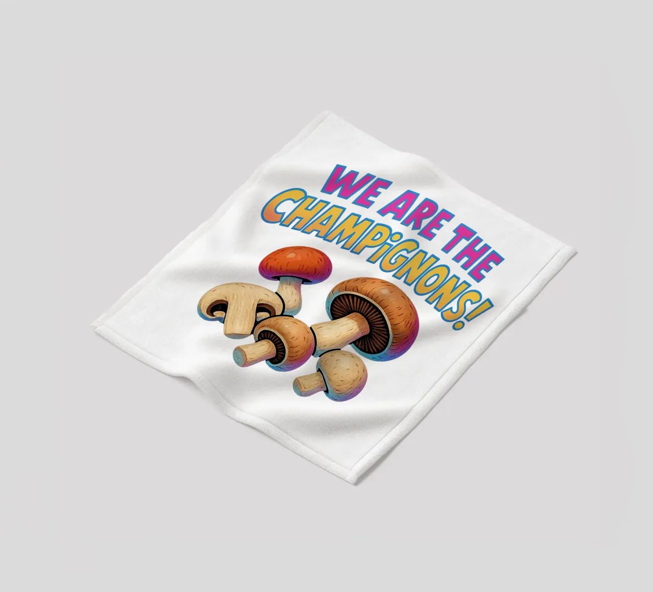 WE ARE THE CHAMPIGNONS coperta in pile da Vintage Van Gogh