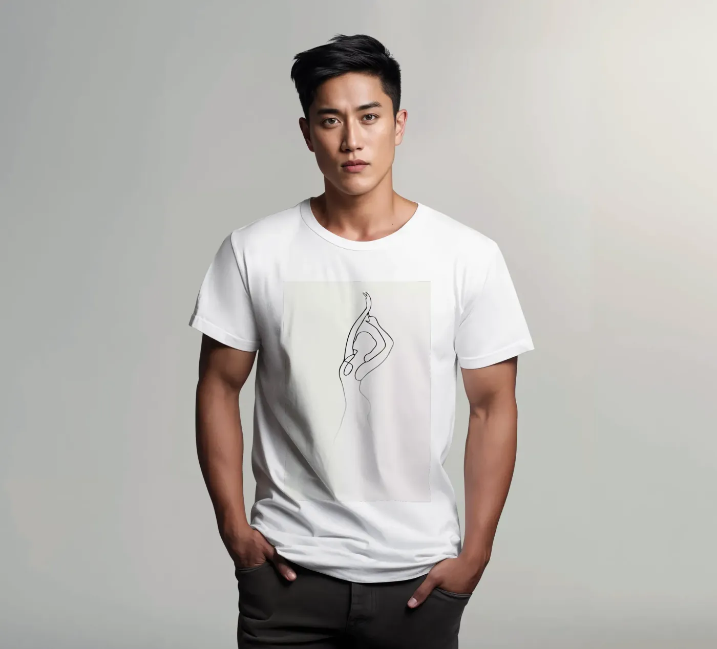Pose 2 t-shirt da Graphite