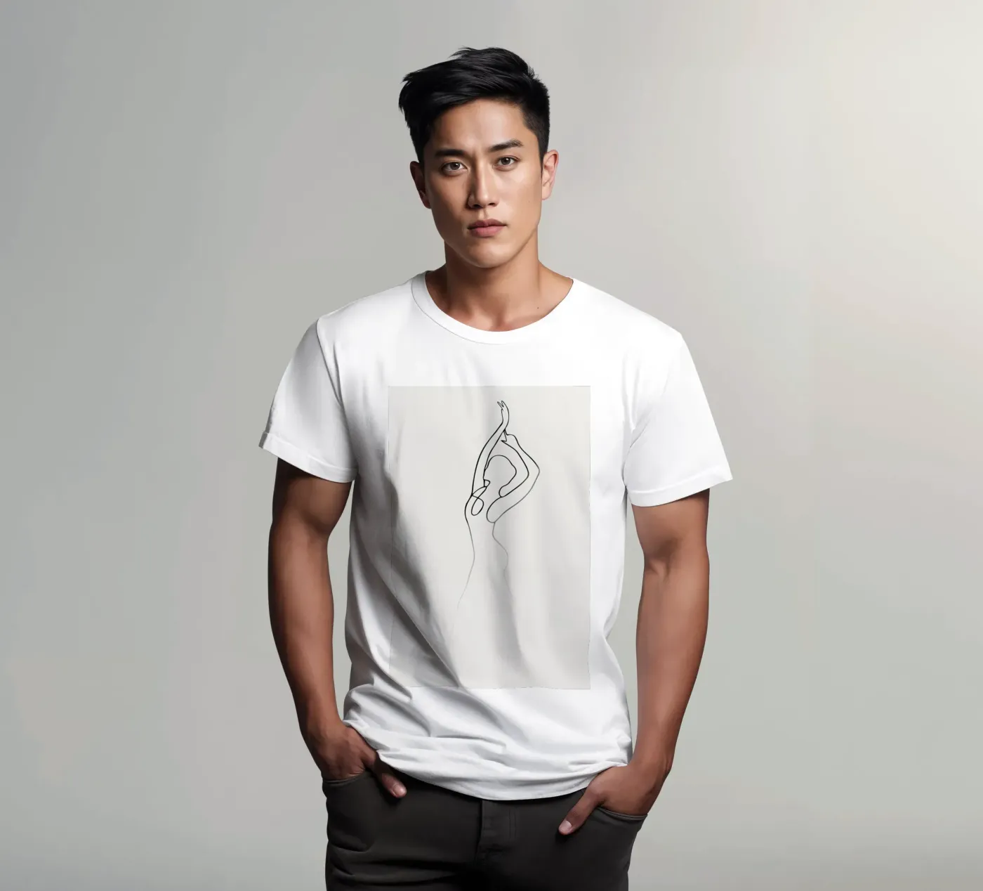 Pose 2 t-shirt da Graphite