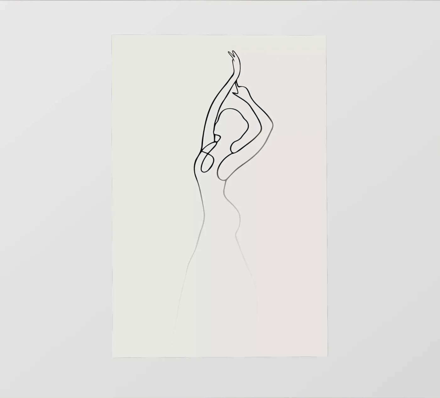 Pose 2 backlit folie van Graphite