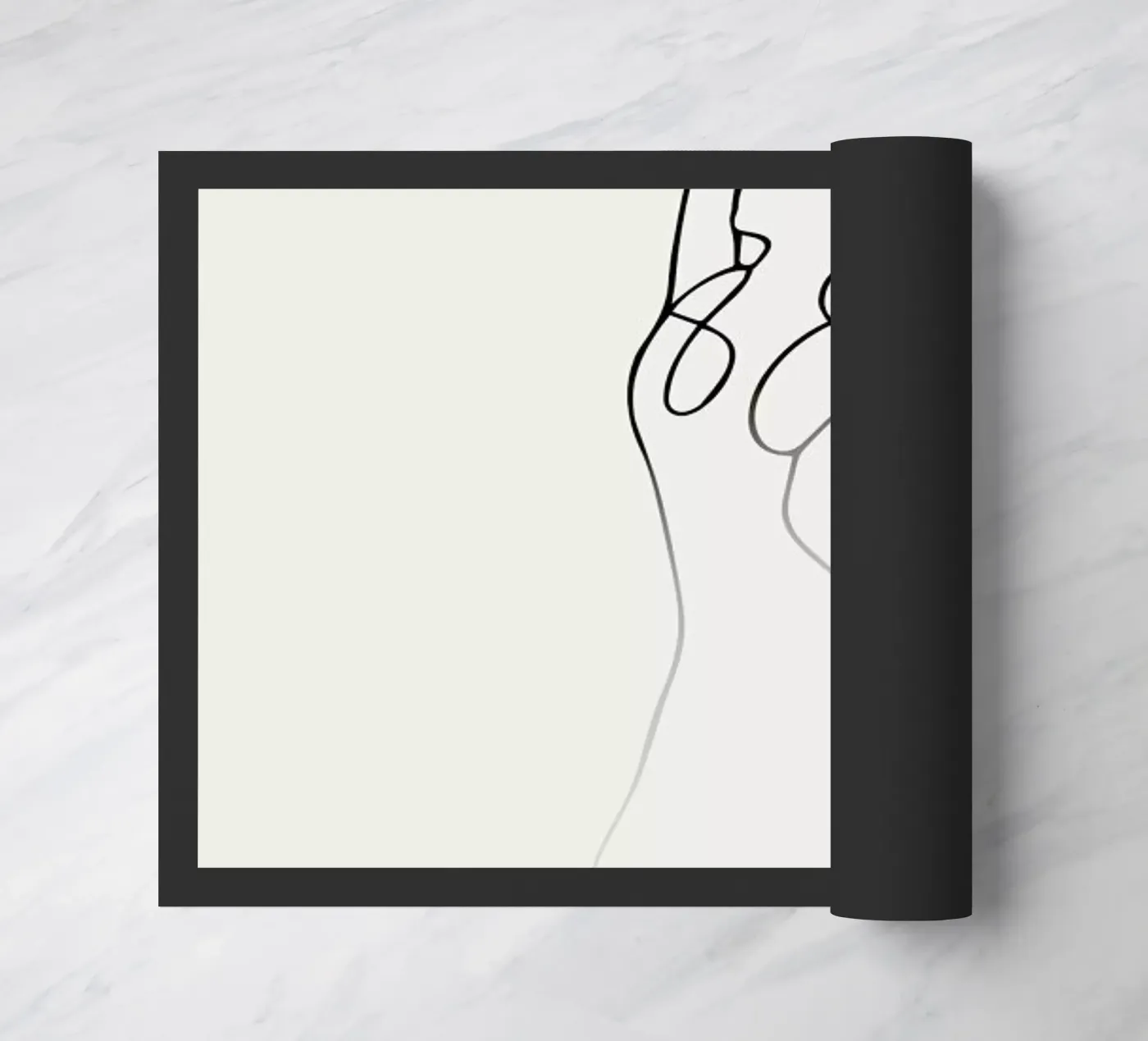 Pose 2 paillasson de Graphite