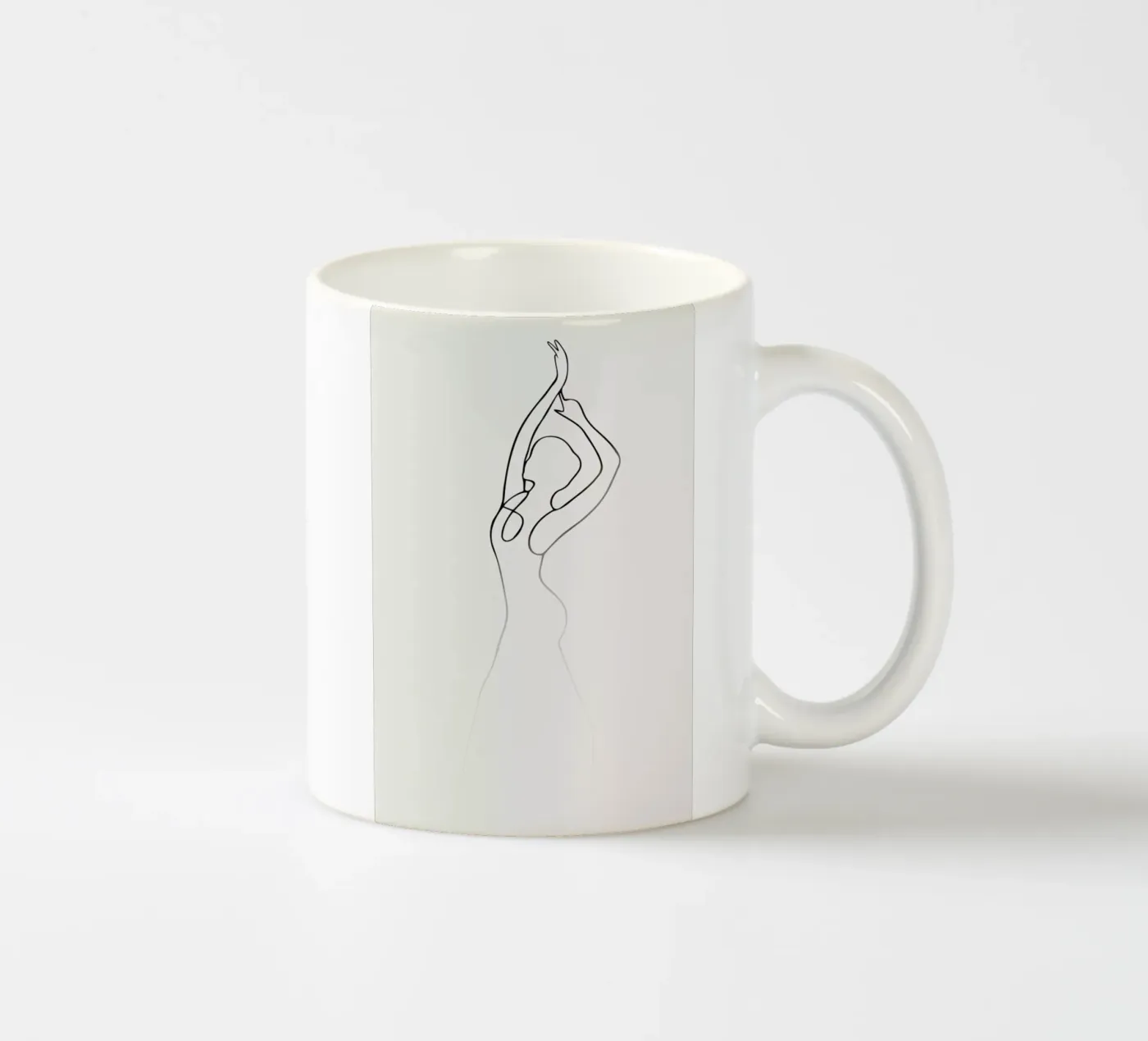 Pose 2 mug en céramique de Graphite