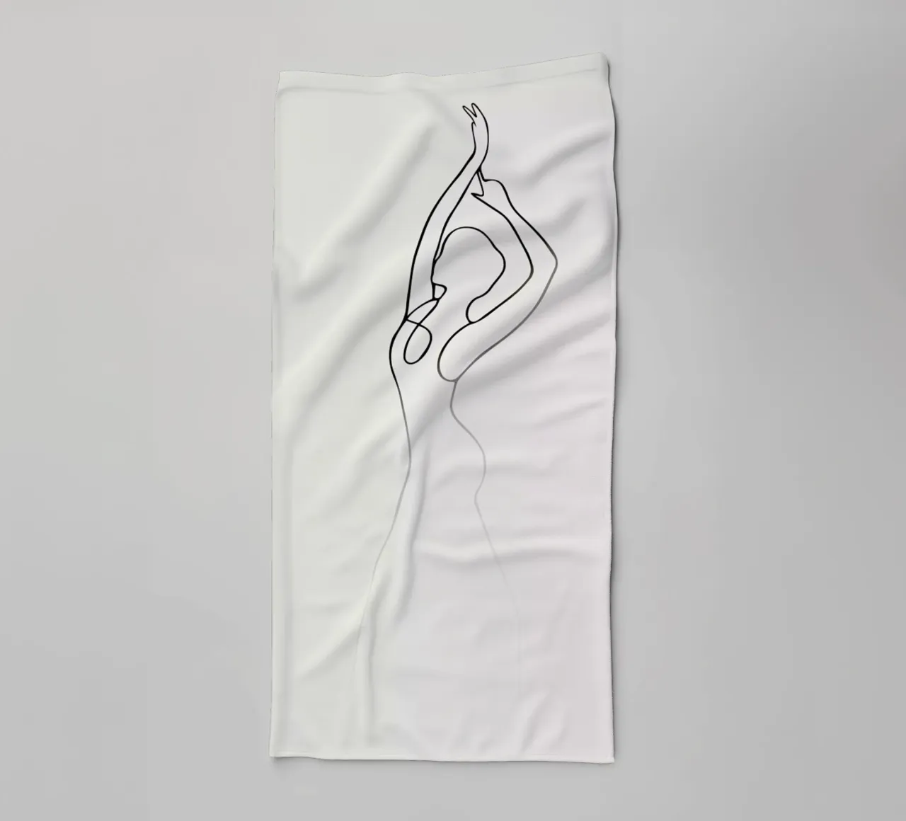 Pose 2 towel by Graphite