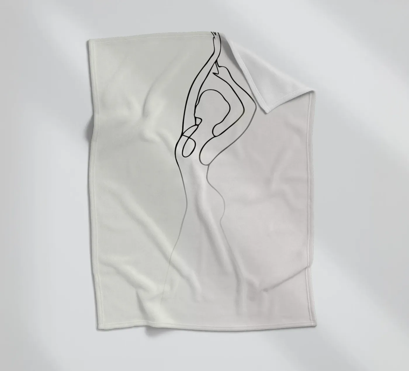 Pose 2 fleece blanket by Graphite