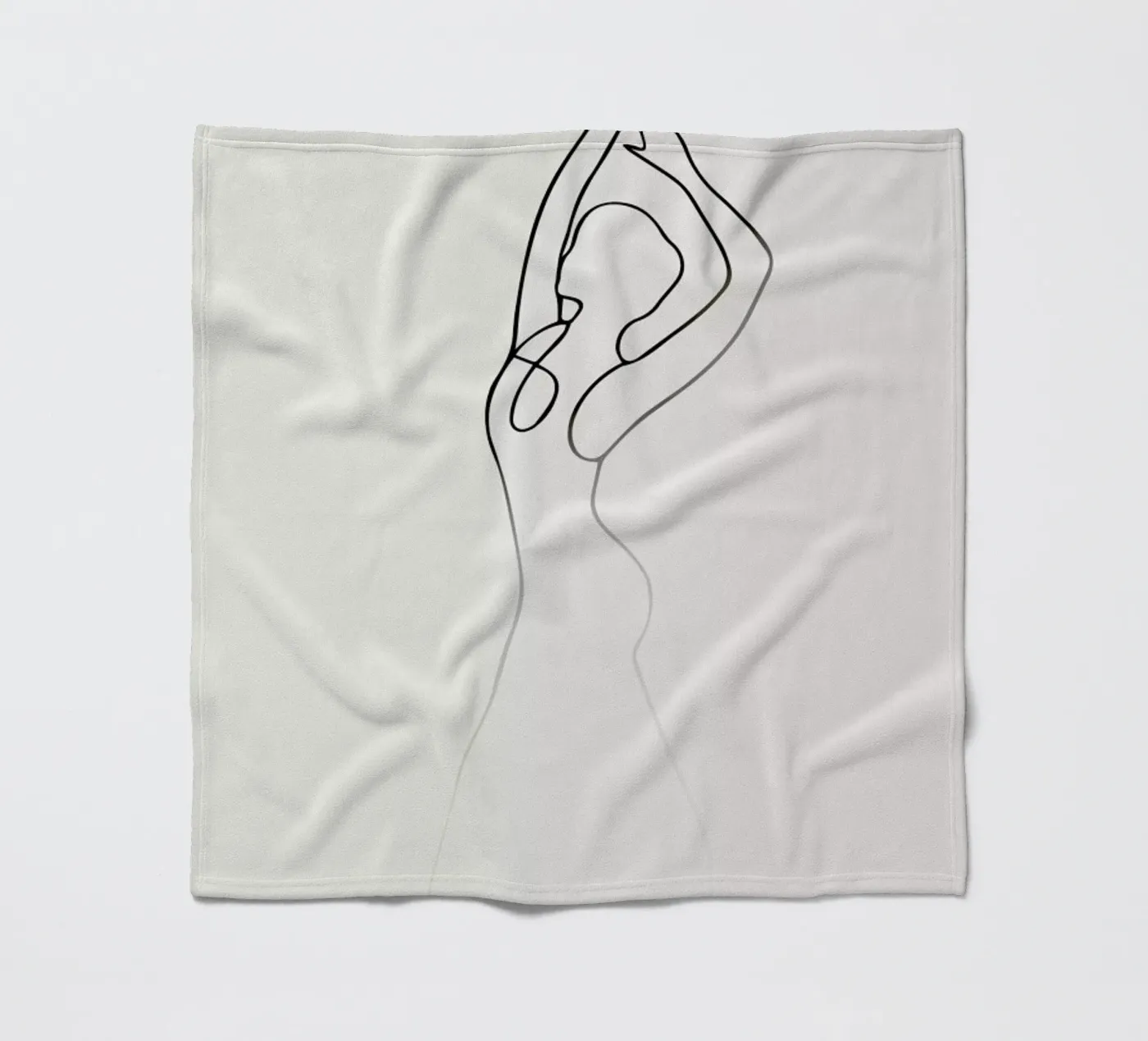 Pose 2 fleece blanket by Graphite