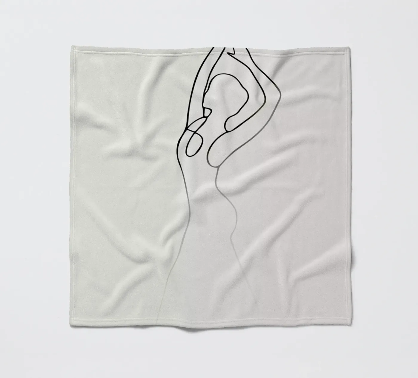 Pose 2 Fleecedecke von Graphite