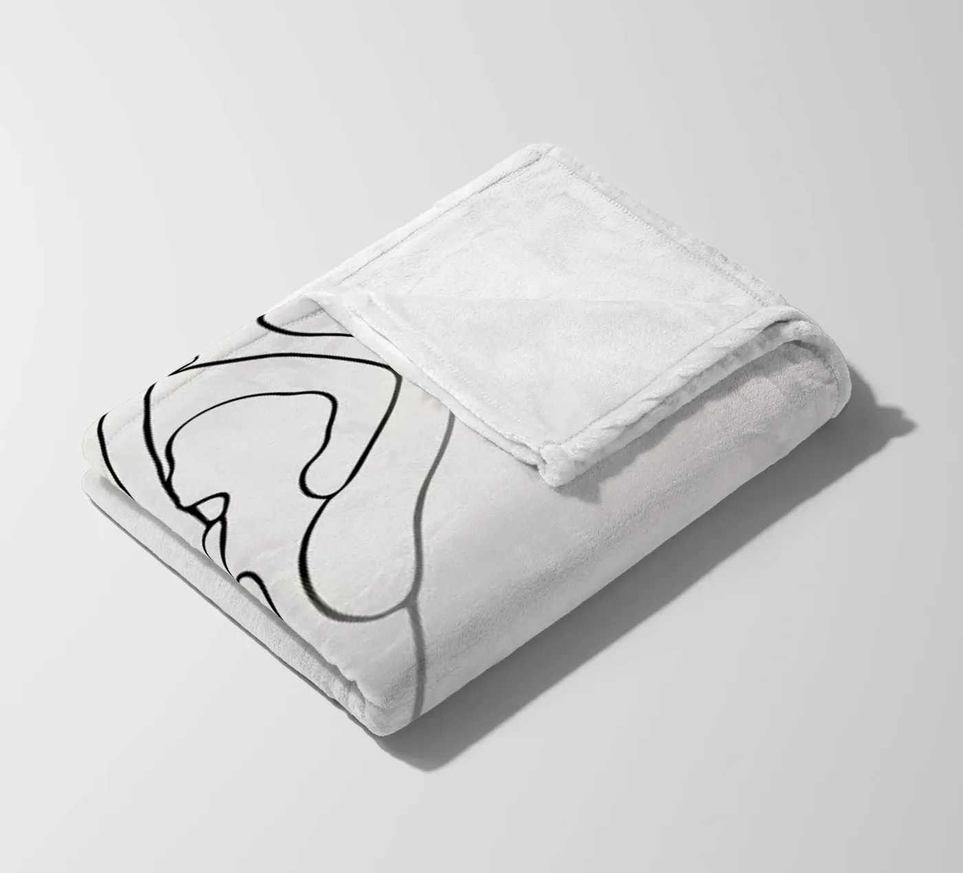 Pose 2 fleece blanket by Graphite