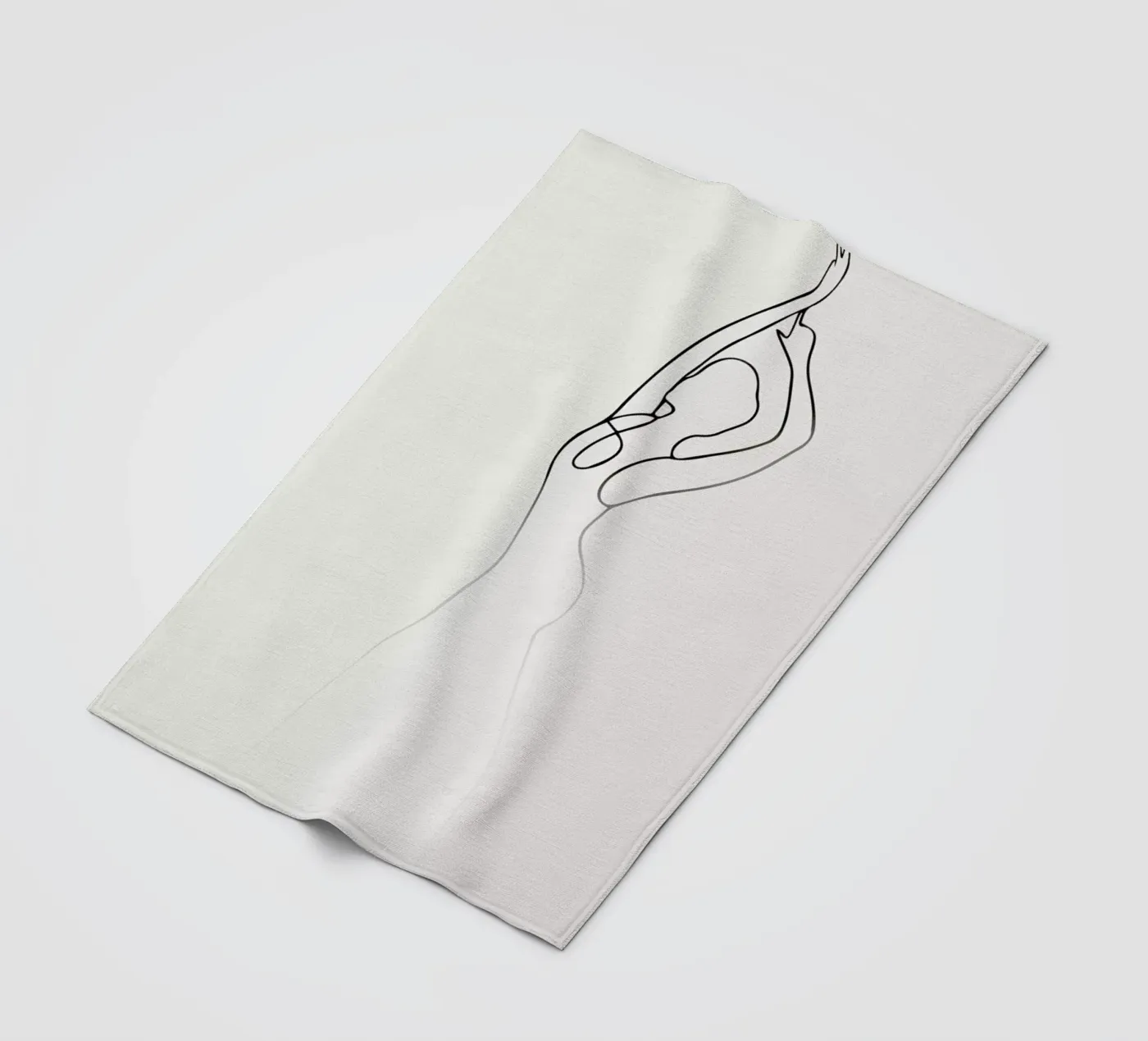 Pose 2 fleece blanket by Graphite