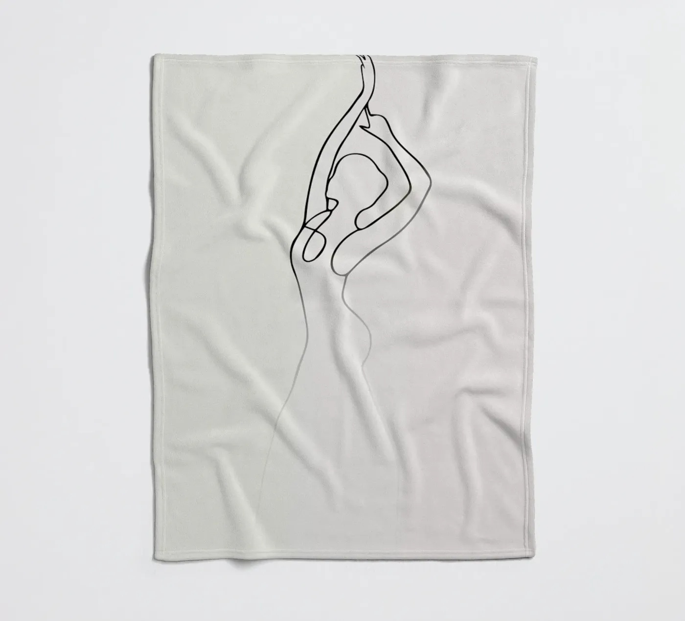 Pose 2 fleece blanket by Graphite