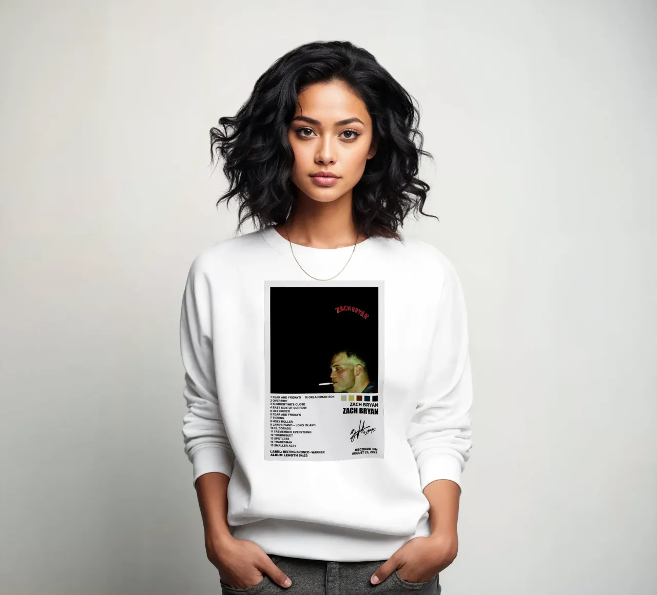 Zach Bryan Sweatshirt von fayzelkodok