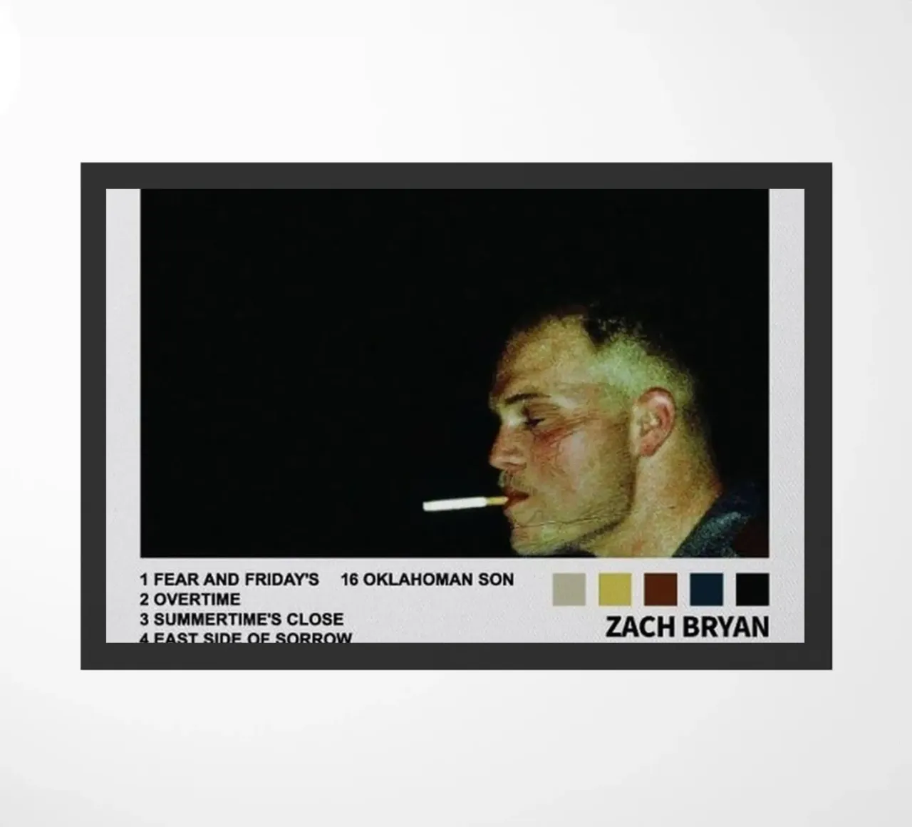 Zach Bryan felpudo de fayzelkodok