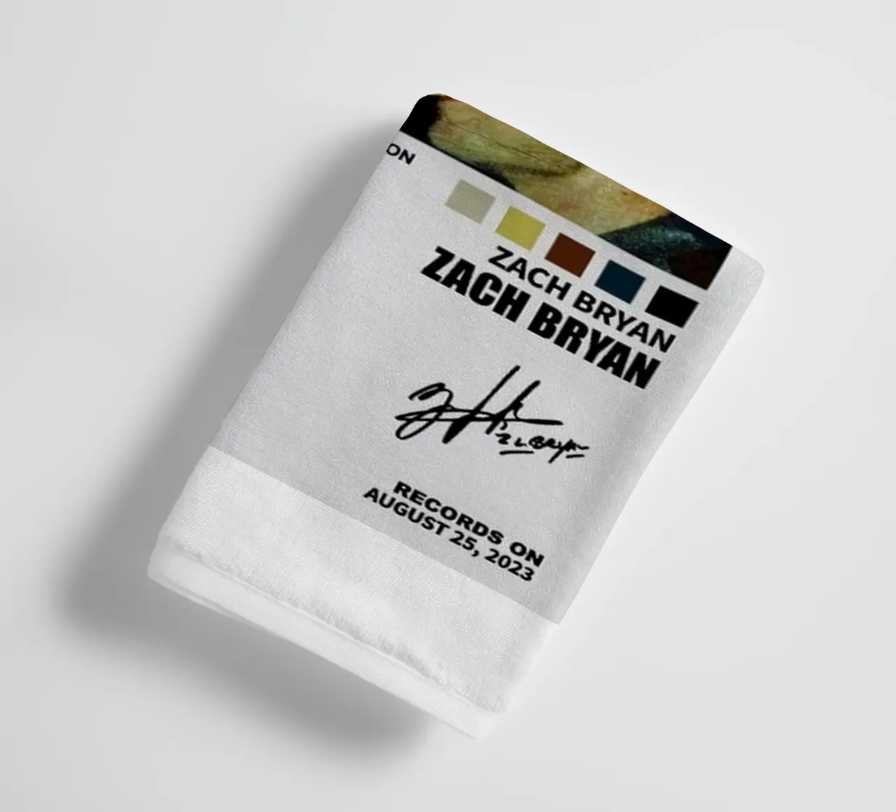 Zach Bryan asciugamano da bagno da fayzelkodok
