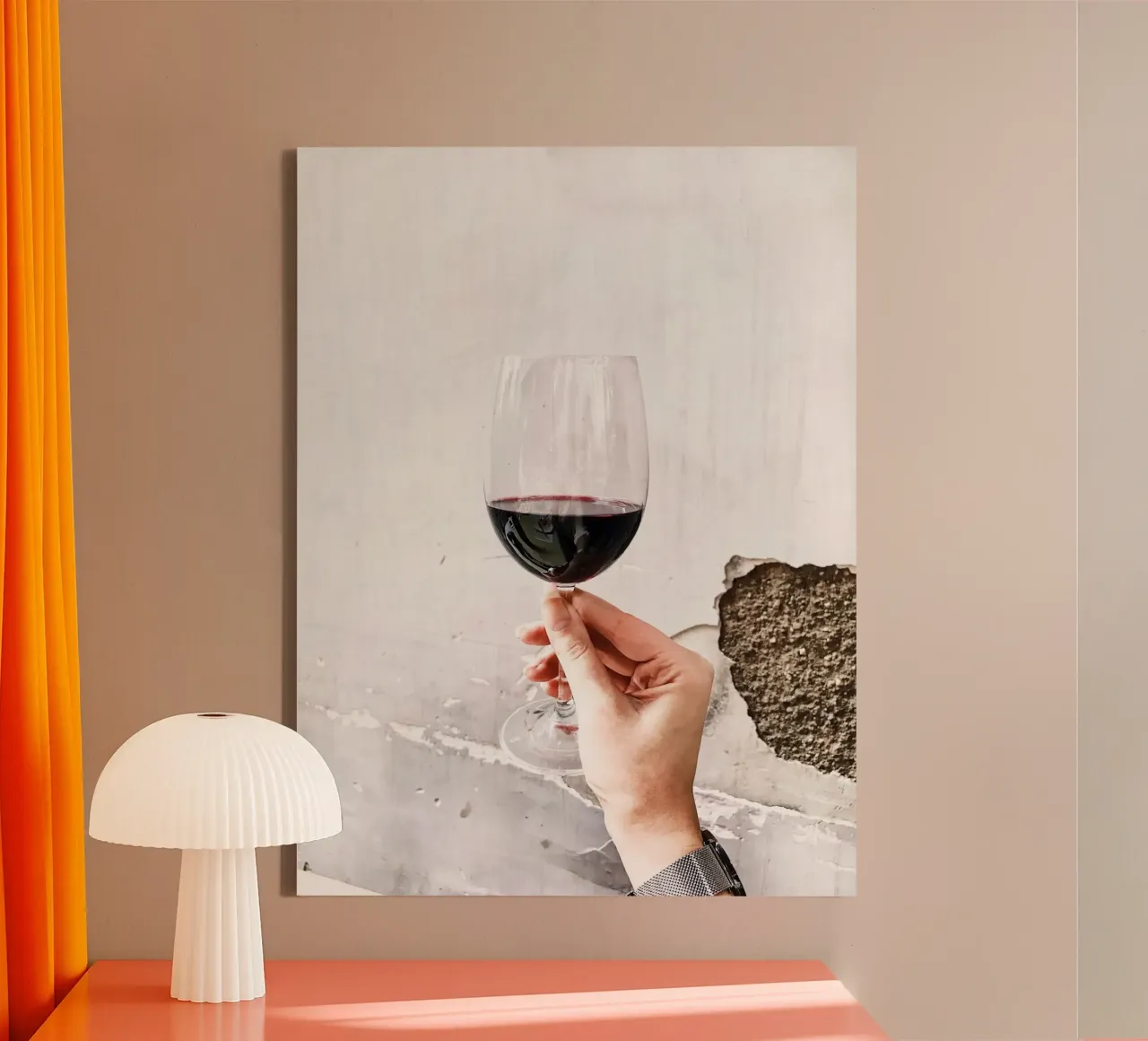 Quiete rustica tela con Cornice a cassetta da PhotoVibe Decor