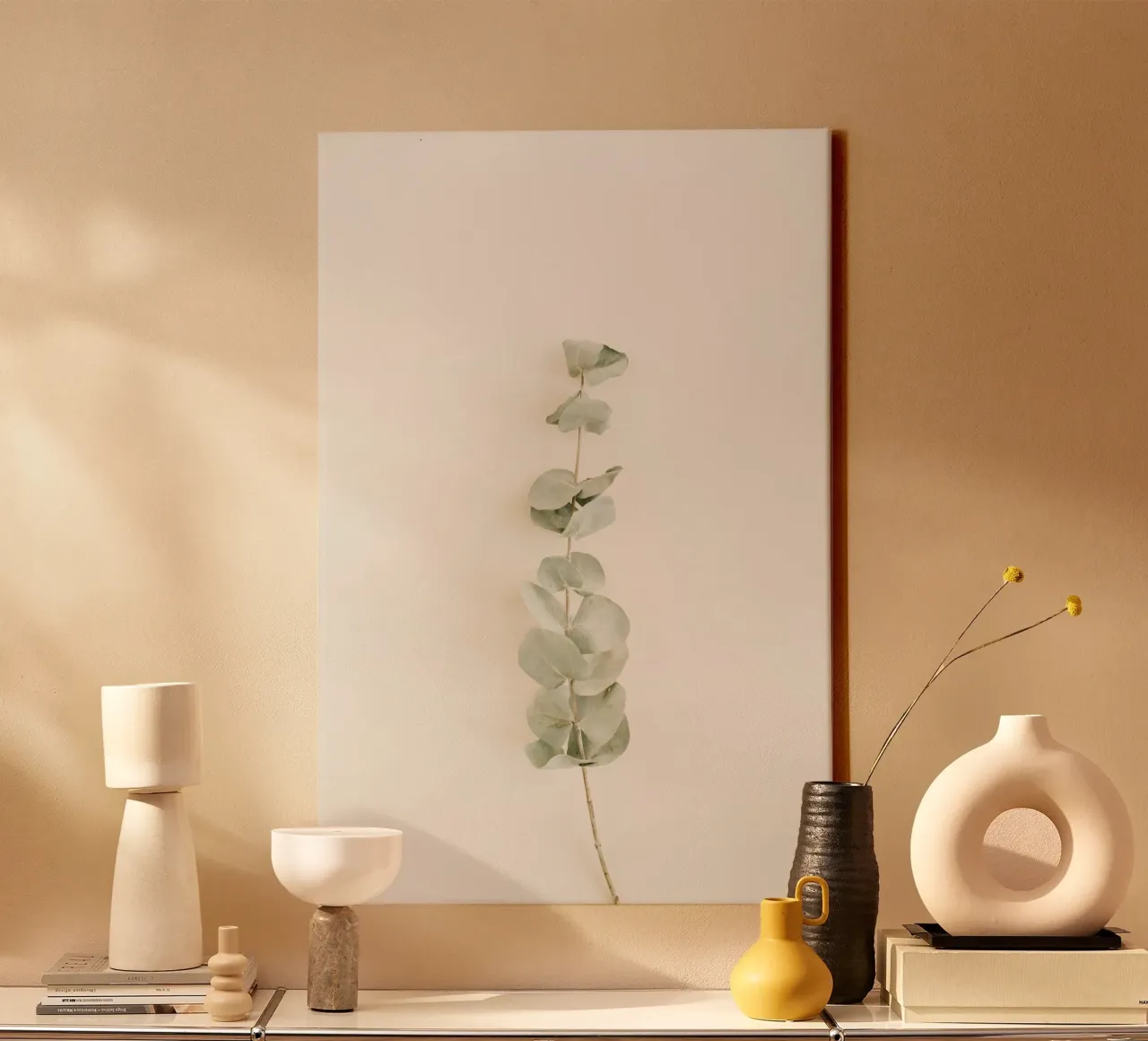 Quiete rustica tela con Cornice a cassetta da PhotoVibe Decor