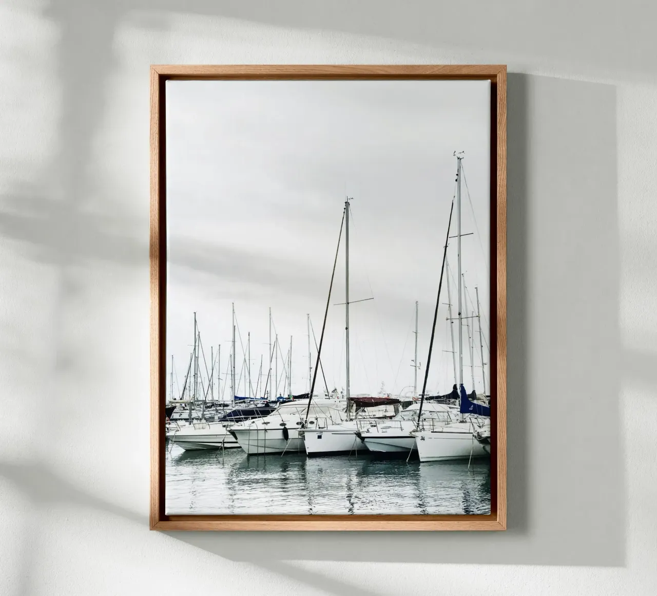 Quiete rustica tela con Cornice a cassetta da PhotoVibe Decor