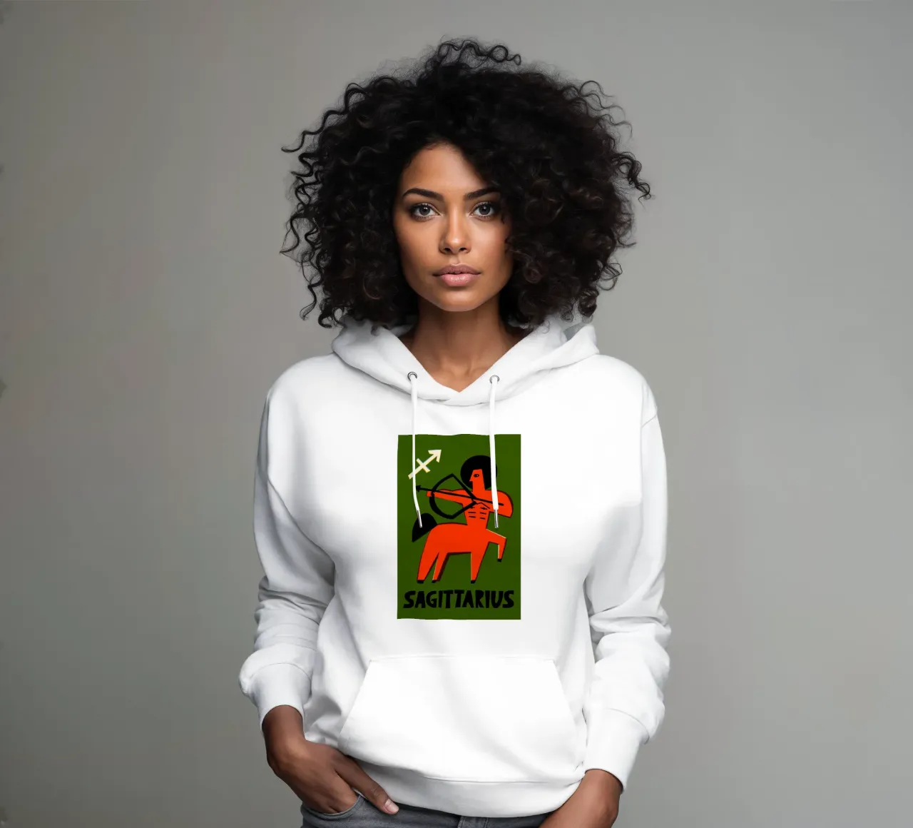 Sagittarius Zodiac hoodie by Fox & Velvet