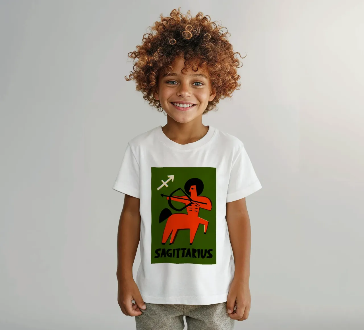 Schütze Tierkreiszeichen Kinder T-Shirt von Fox & Velvet
