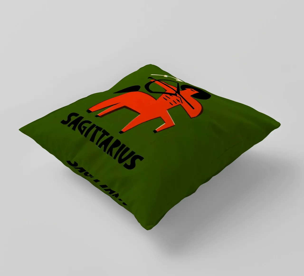 Sagittarius Zodiac decorative cushion by Fox & Velvet