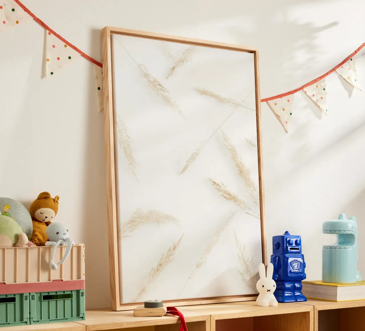 Quiete rustica tela con Cornice a cassetta da PhotoVibe Decor