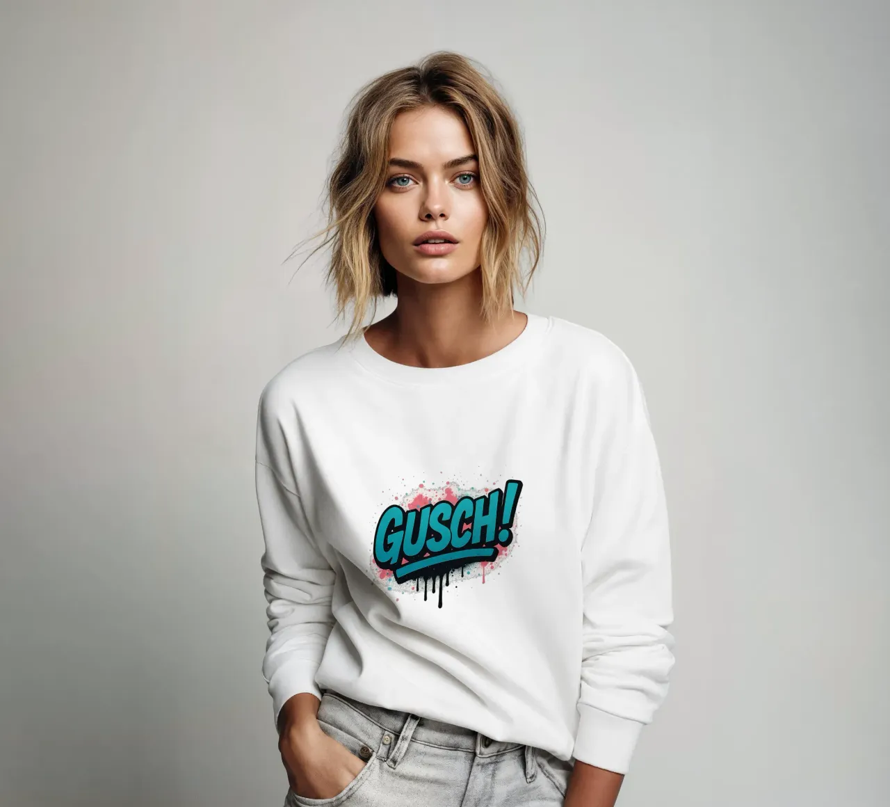 GUSCH ! sweatshirt by Vintage Van Gogh
