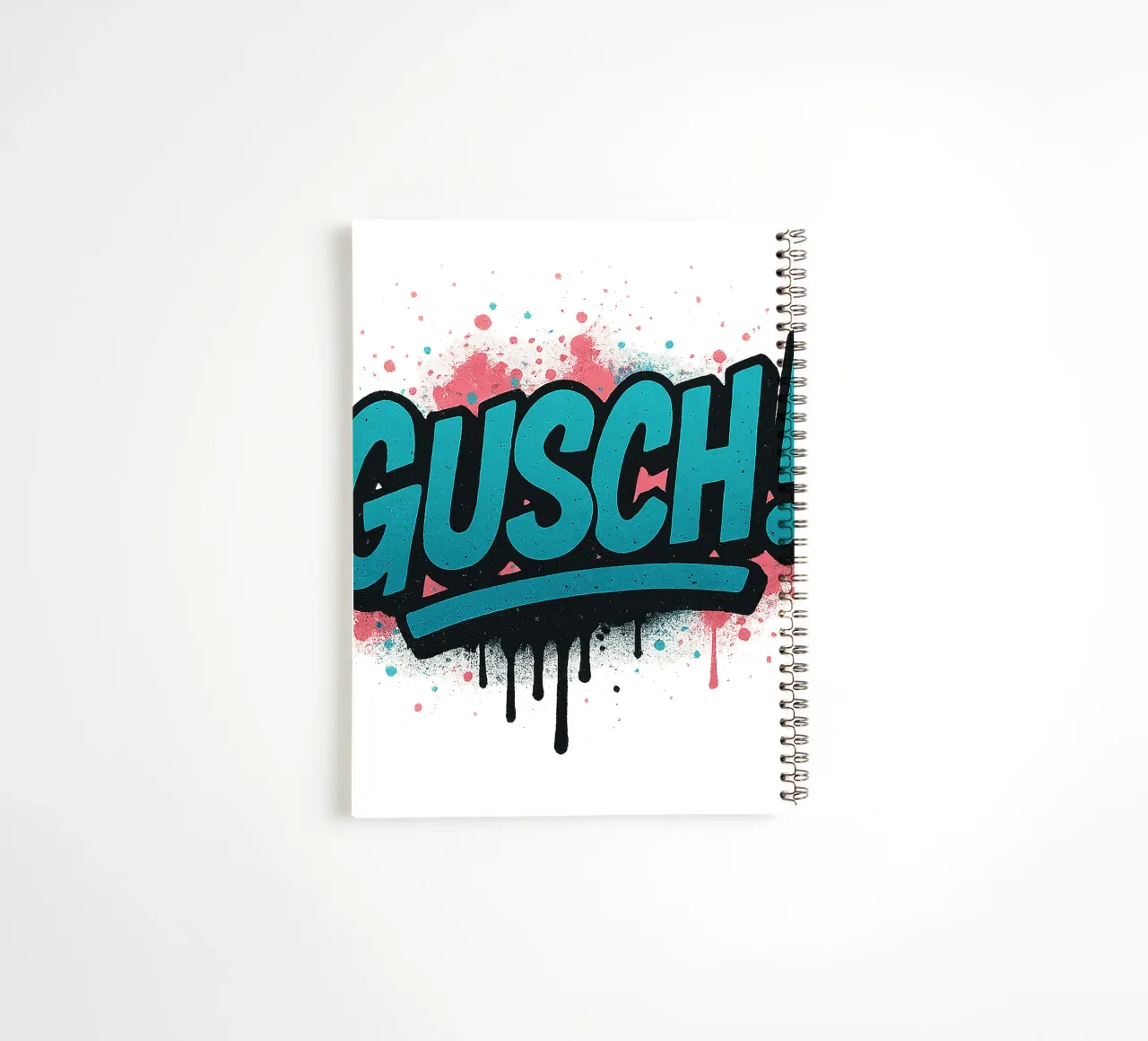 GUSCH ! spiral notebook by Vintage Van Gogh