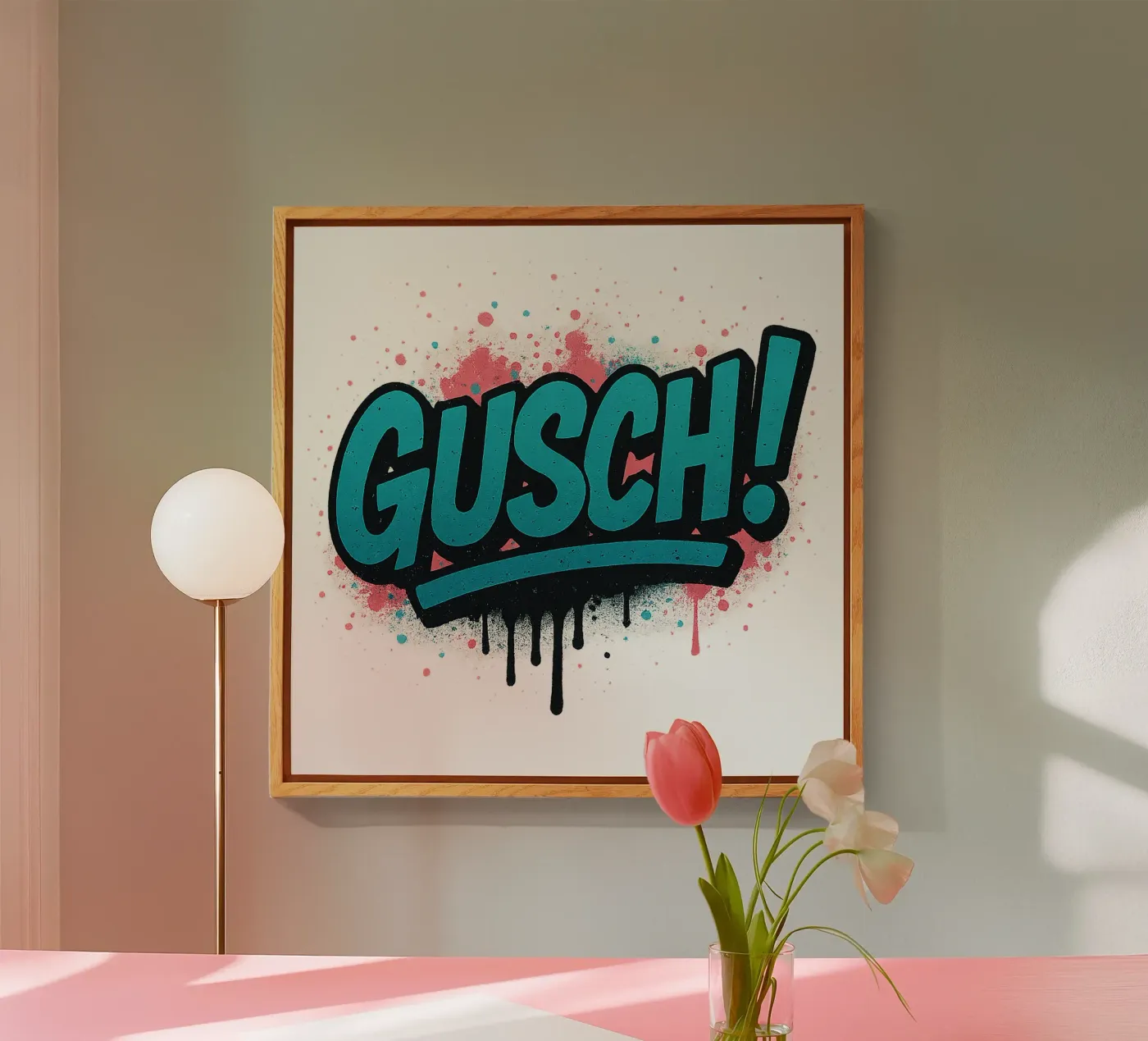 GUSCH ! Acryl-Glas von Vintage Van Gogh