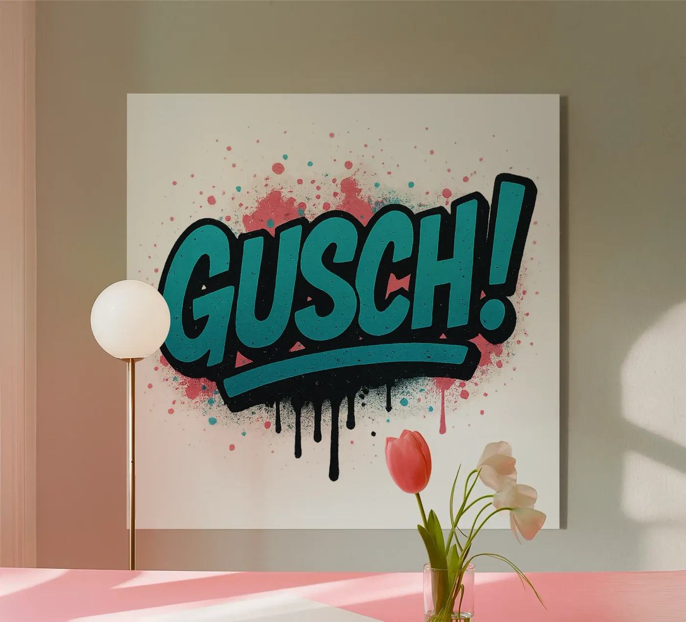 GUSCH ! Acryl-Glas von Vintage Van Gogh