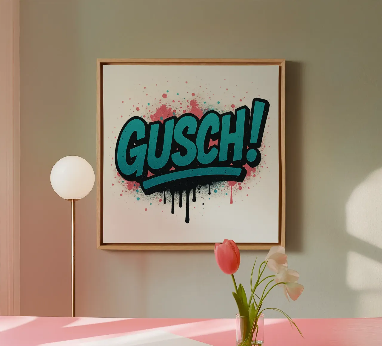 GUSCH ! tela con Cornice a cassetta da Vintage Van Gogh