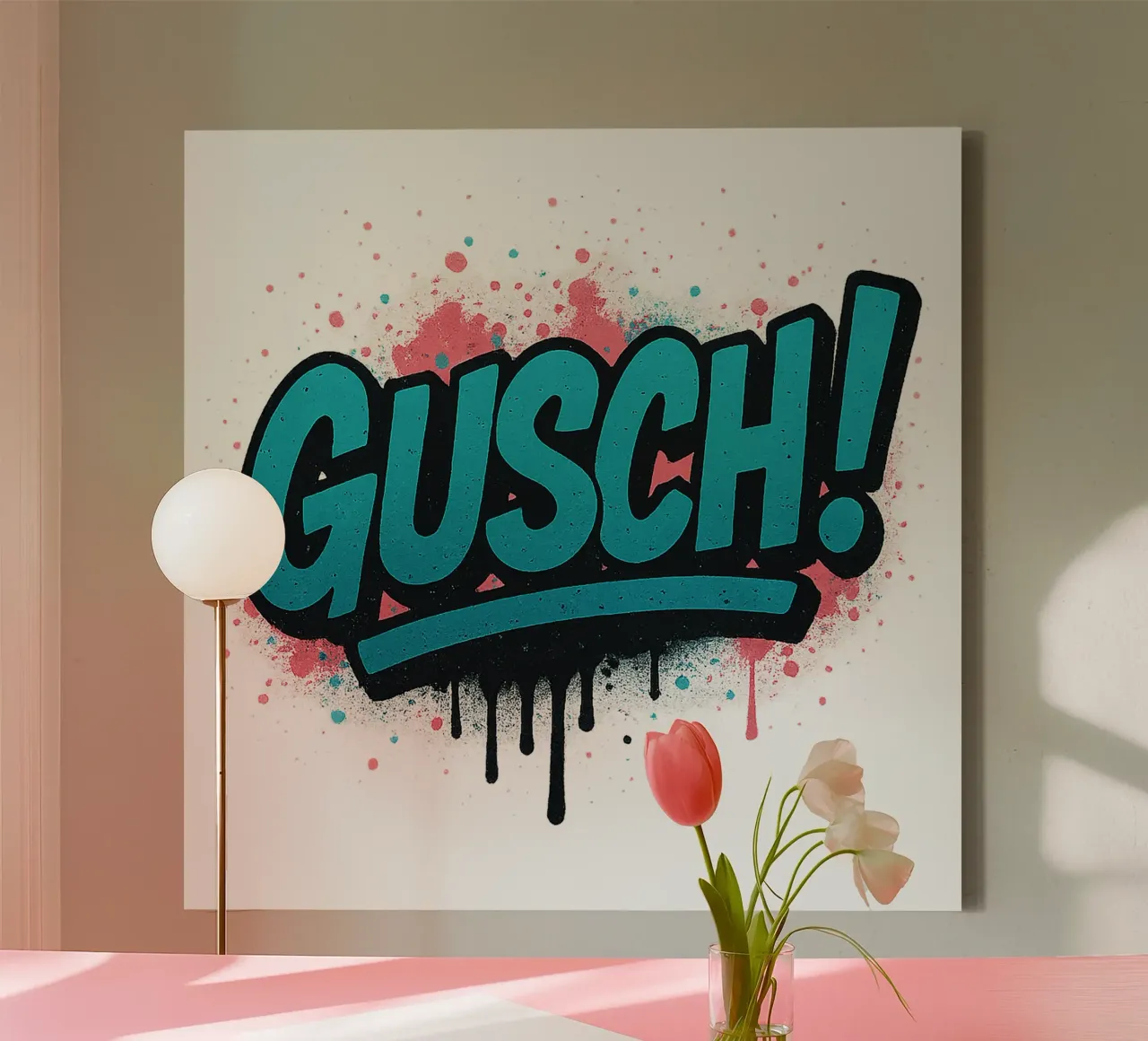 GUSCH ! tela con Cornice a cassetta da Vintage Van Gogh