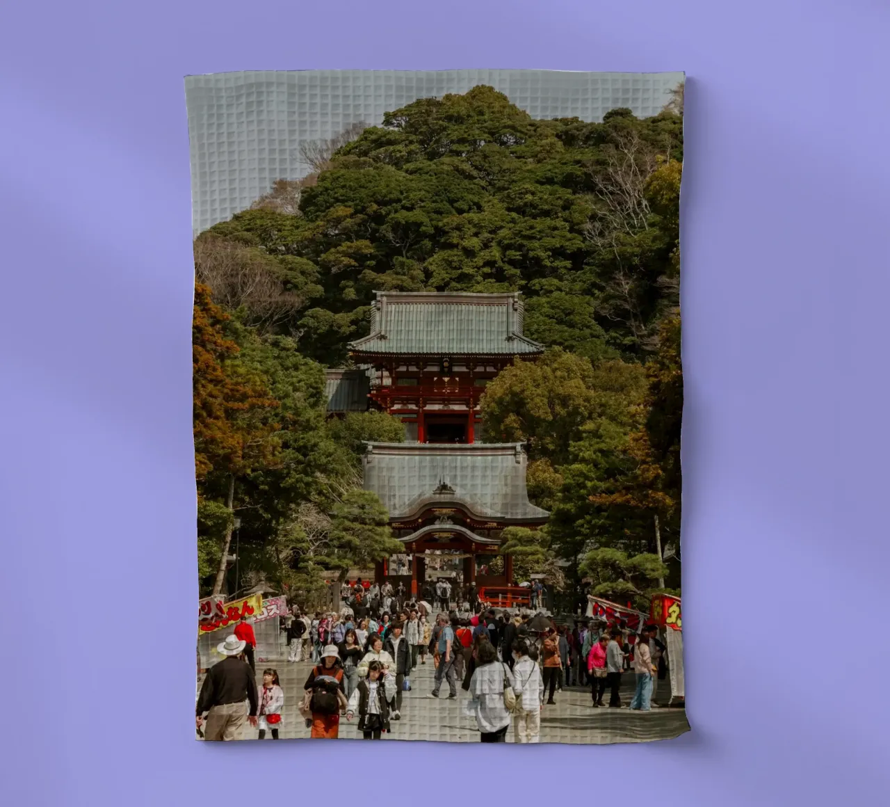 Santuario di Kamakura, Giappone canovaccio da cucina da Marcel Bisig