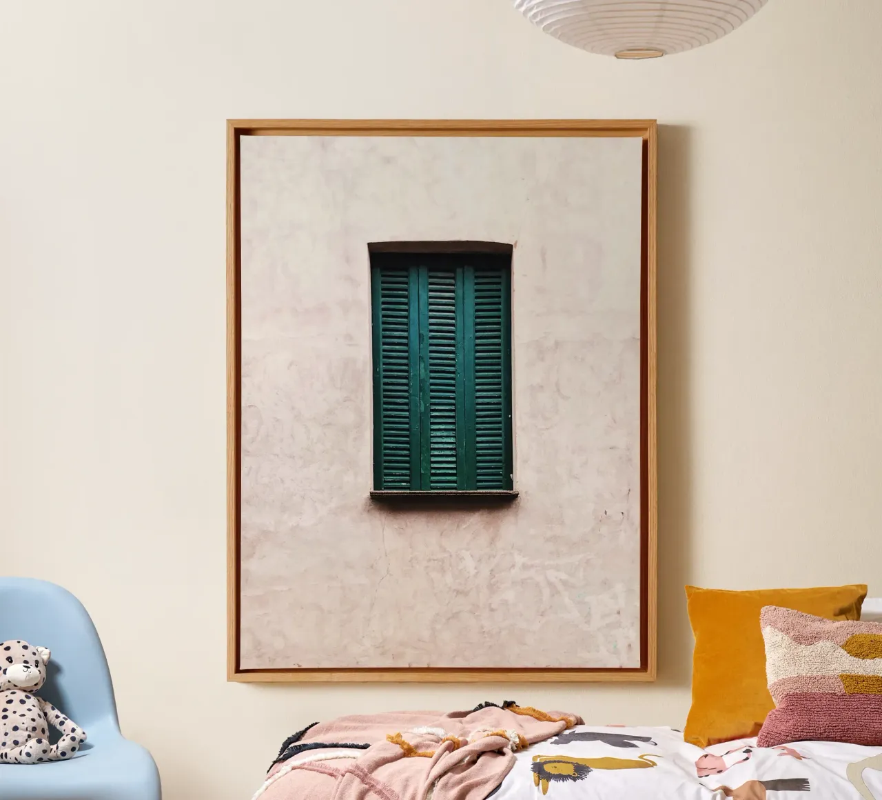 Quiete rustica tela con Cornice a cassetta da PhotoVibe Decor