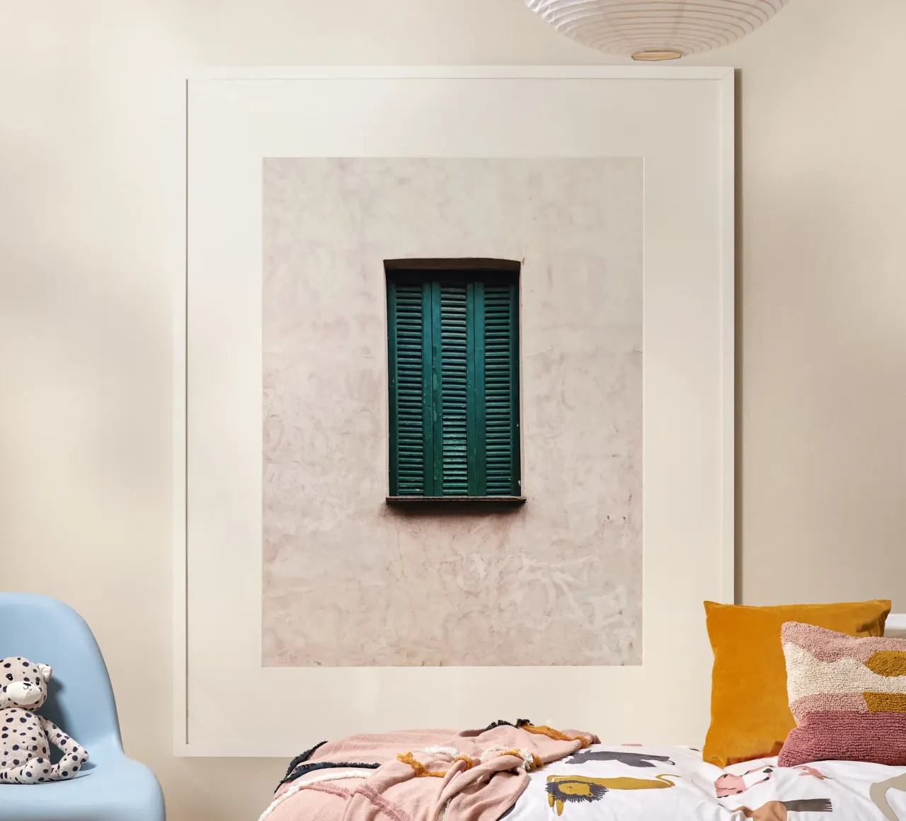 Quiete rustica poster con telaio in alluminio da PhotoVibe Decor