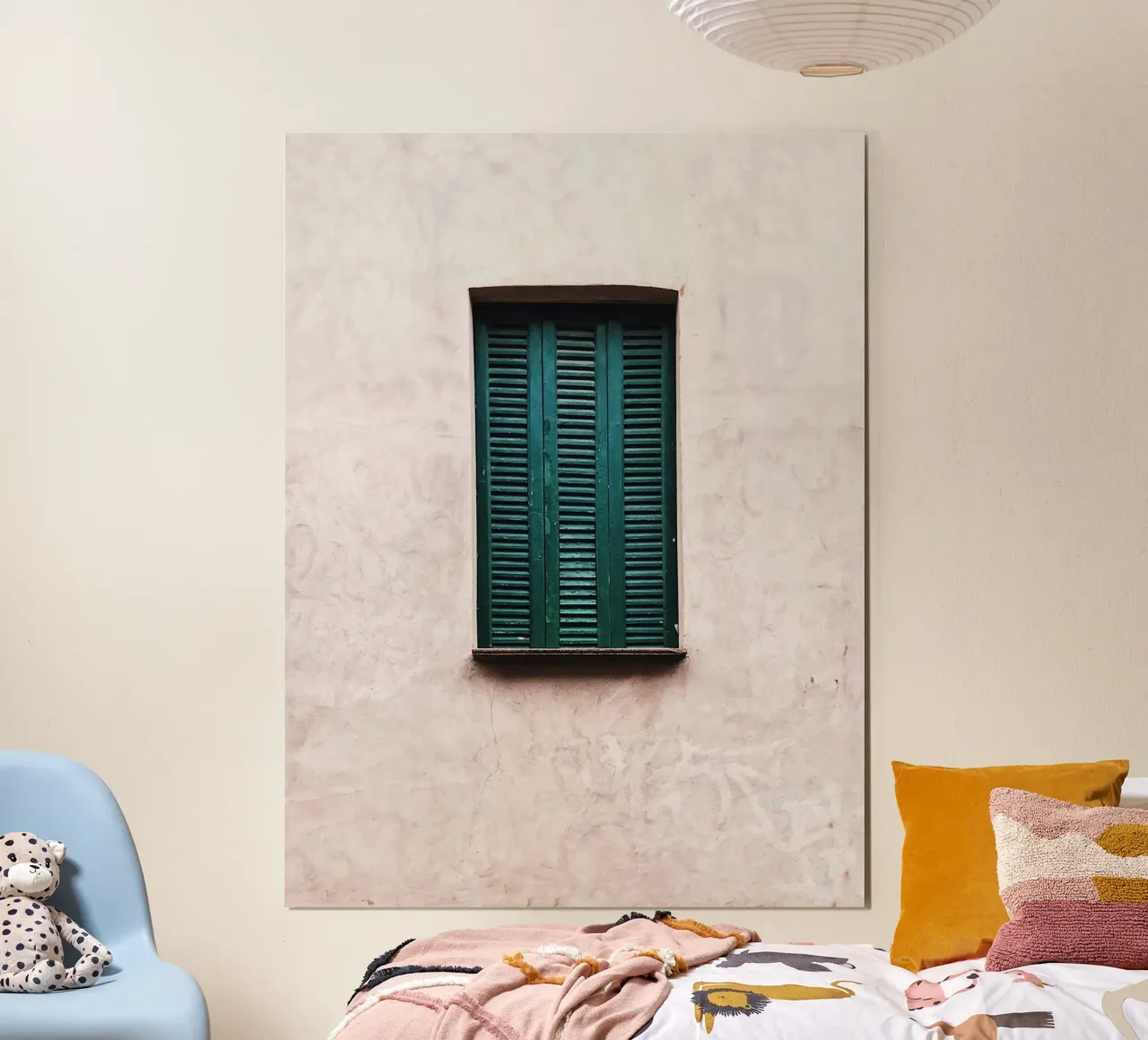 Quiete rustica poster con telaio in alluminio da PhotoVibe Decor