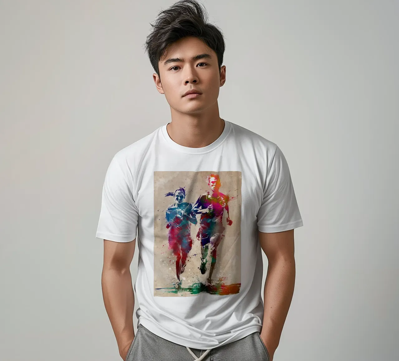 Runners sport art t-shirt by SPORT