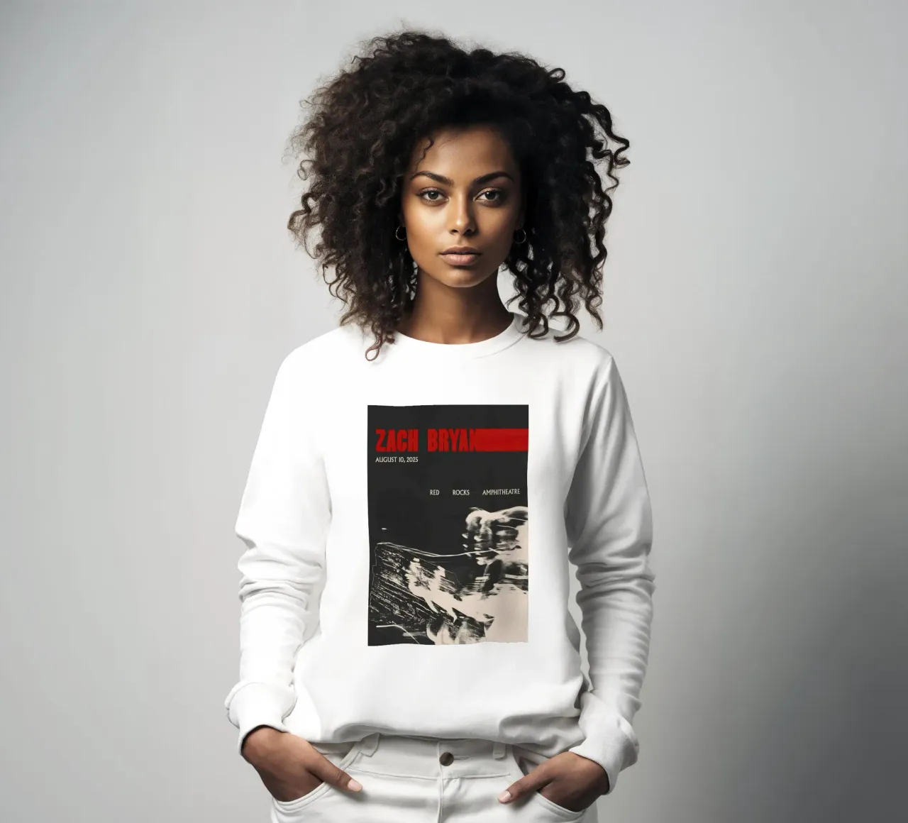 Zach Bryan sweatshirt van fayzelkodok