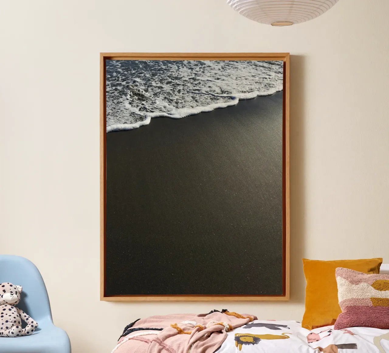 Quiete rustica tela con Cornice a cassetta da PhotoVibe Decor