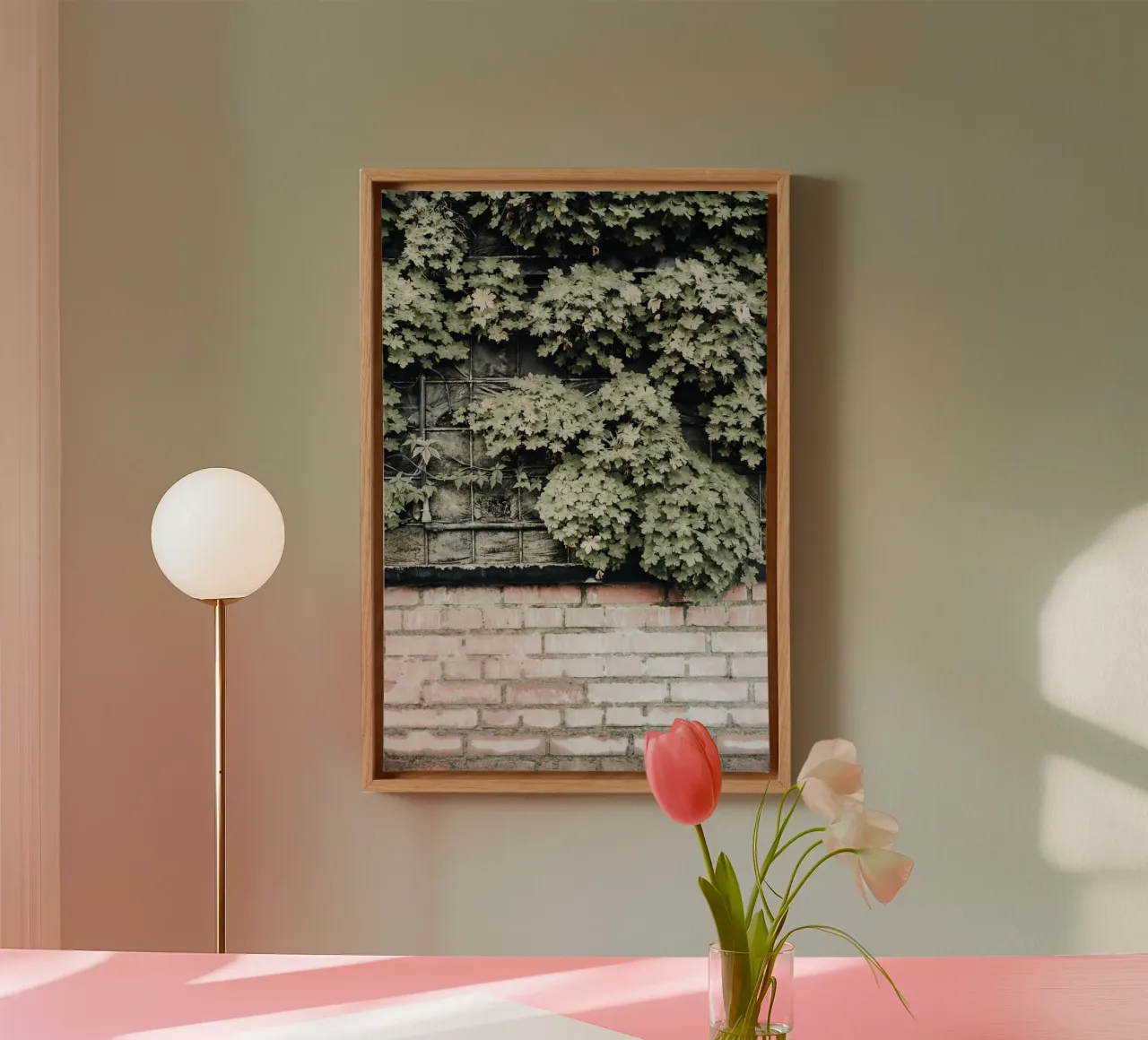 Quiete rustica tela con Cornice a cassetta da PhotoVibe Decor