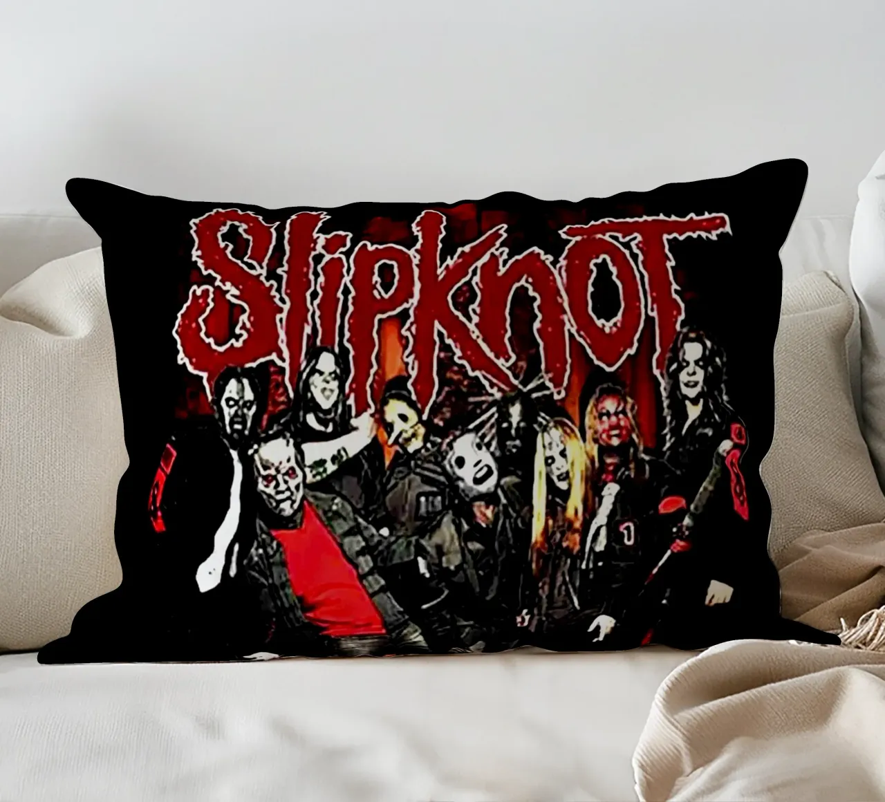 Slipknot decorative cushion by fayzelkodok
