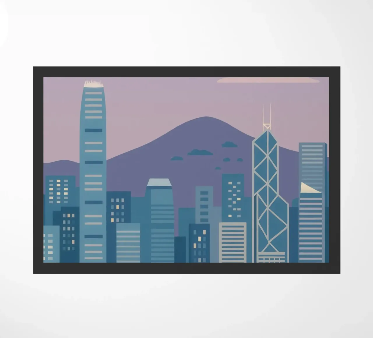 Hong Kong – Skyline in Silence zerbino da Attaboy Dsgn