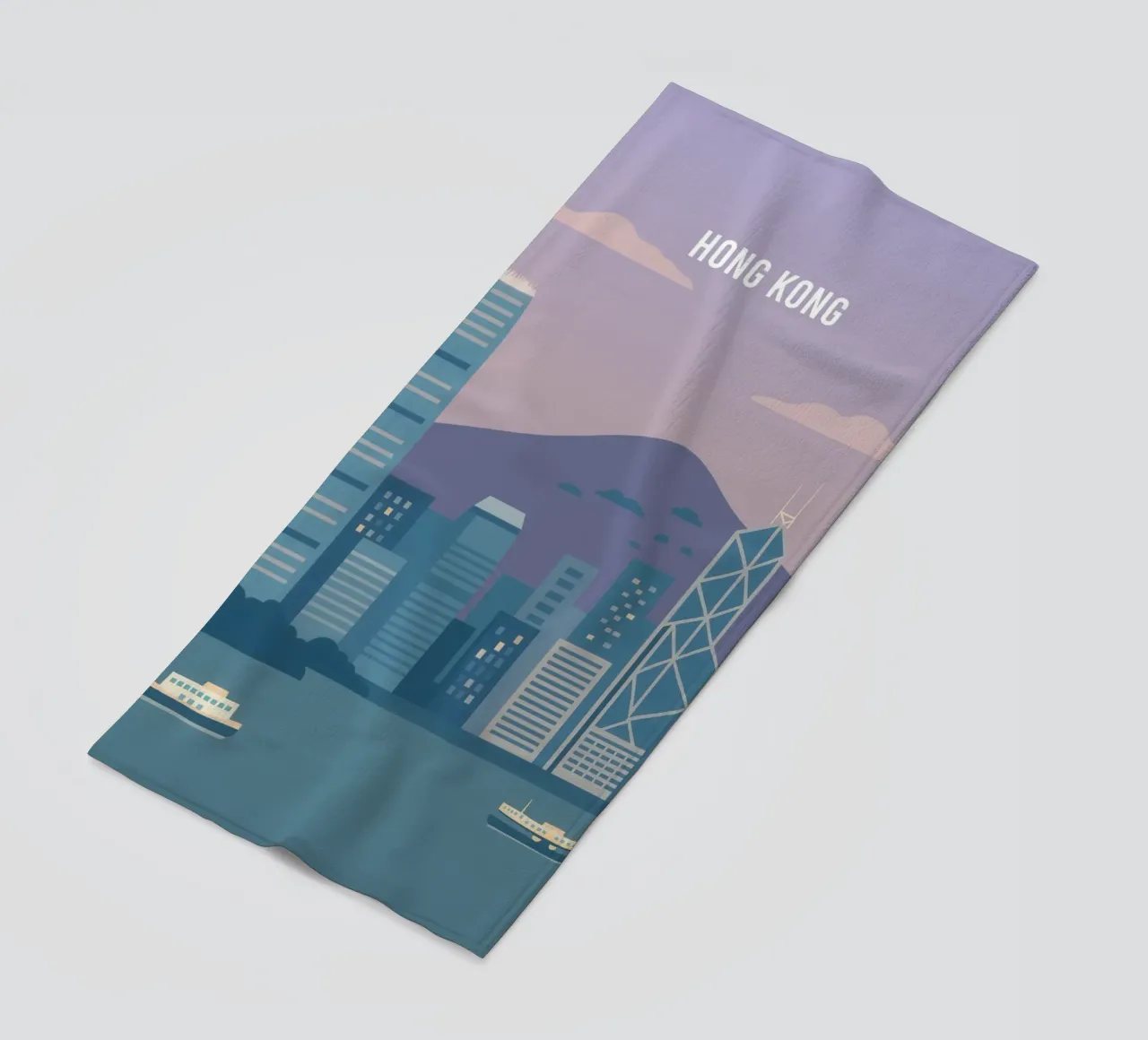 Hong Kong – Skyline in Silence telo mare da Attaboy Dsgn