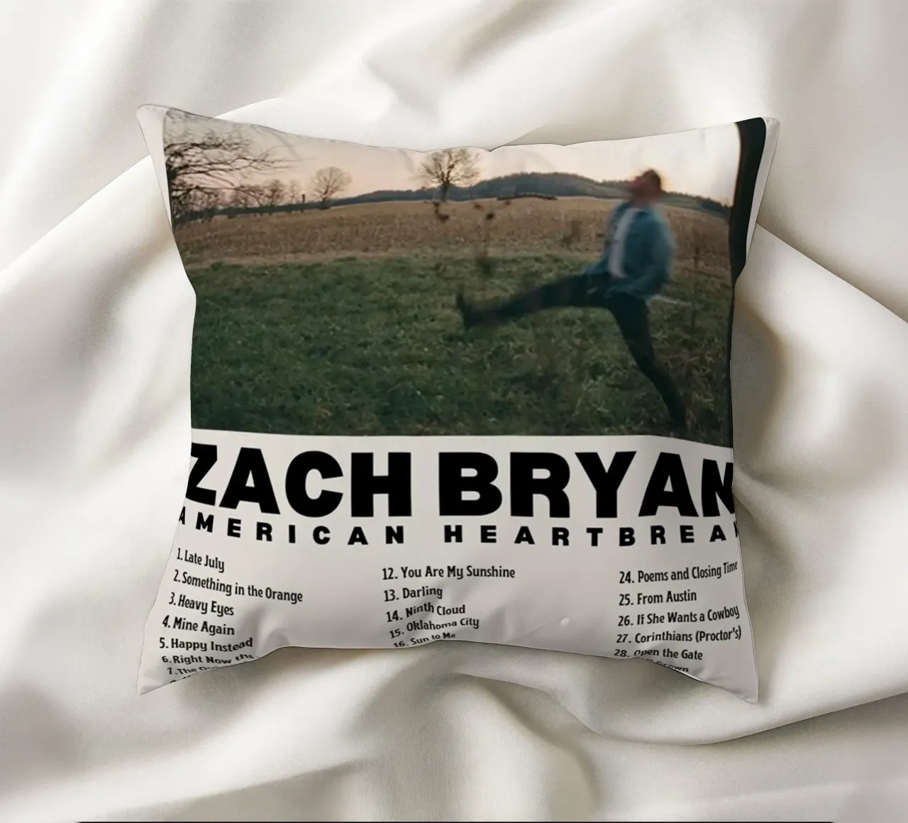 Zach Bryan cuscino da fayzelkodok