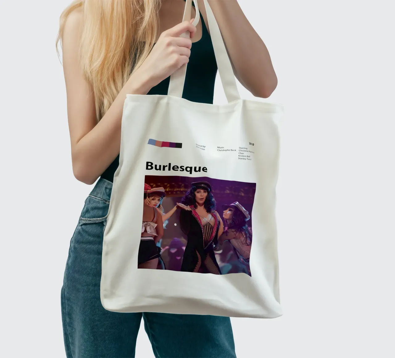 Burlesque tote bag by 🎞 The Movie Wall